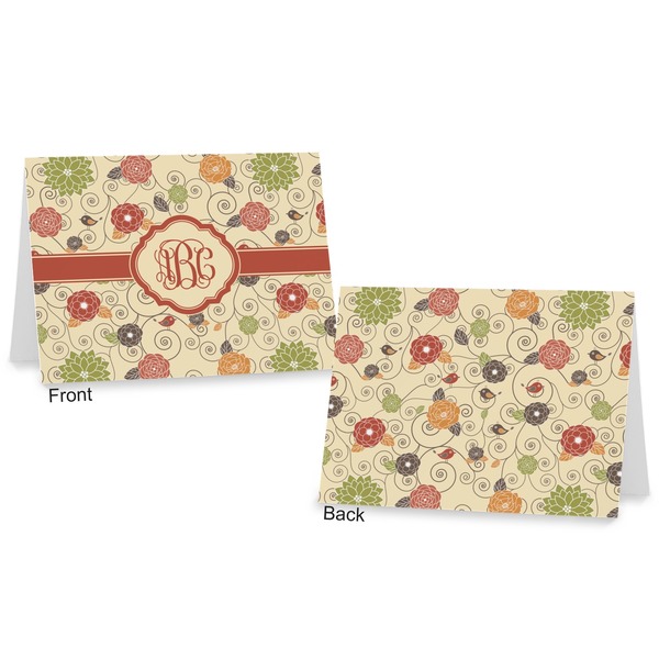 Fall Flowers Postcard - Front and Back