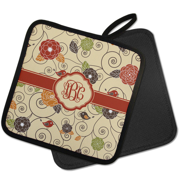Fall Flowers Pot Holders - PARENT MAIN