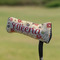 Fall Flowers Putter Cover - On Putter