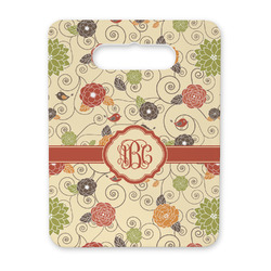 Fall Flowers Rectangular Trivet with Handle (Personalized)
