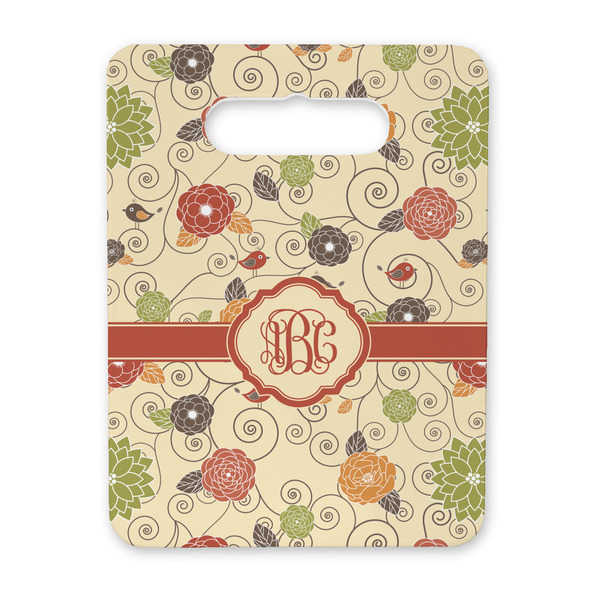 Custom Fall Flowers Rectangular Trivet with Handle (Personalized)