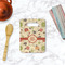 Fall Flowers Rectangle Trivet with Handle - LIFESTYLE