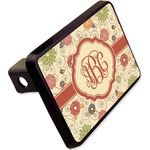 Fall Flowers Rectangular Trailer Hitch Cover - 2" (Personalized)