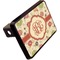 Fall Flowers Rectangular Car Hitch Cover w/ FRP Insert (Angle View)