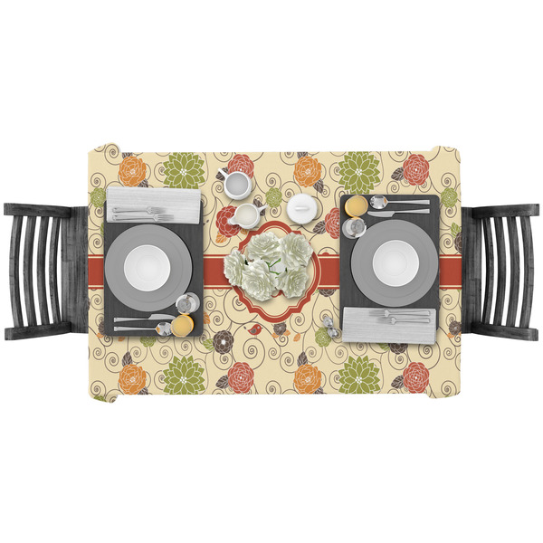 Fall Flowers Rectangular Tablecloths - LIFESTYLE