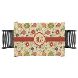 Fall Flowers Tablecloth - 58"x58" (Personalized)