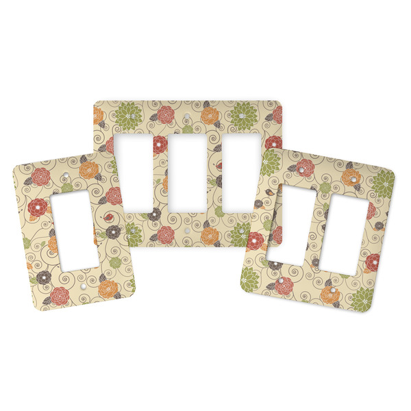 Fall Flowers Rocker Light Switch Covers - Parent - ALL VARIATIONS