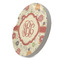 Fall Flowers Sandstone Car Coaster - STANDING ANGLE