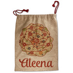 Fall Flowers Santa Sack - Front (Personalized)