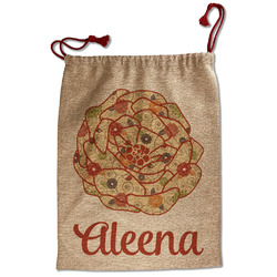 Fall Flowers Santa Sack - Front (Personalized)