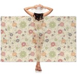 Fall Flowers Sheer Sarong (Personalized)
