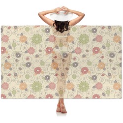 Fall Flowers Sheer Sarong