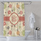 Fall Flowers Shower Curtain Lifestyle