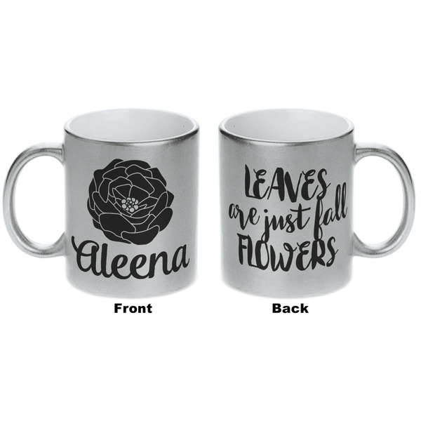 Fall Flowers Silver Mug - Approval