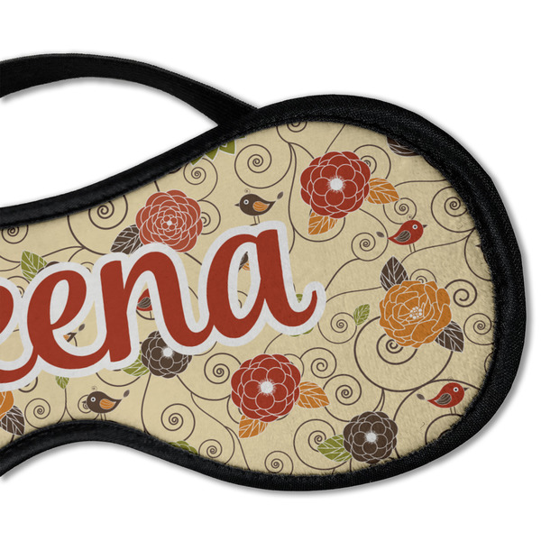 Fall Flowers Sleeping Eye Mask - DETAIL Large