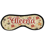 Fall Flowers Sleeping Eye Masks - Large (Personalized)