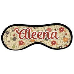 Fall Flowers Sleeping Eye Masks - Large (Personalized)
