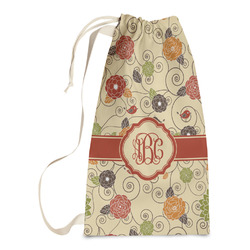 Fall Flowers Laundry Bags - Small (Personalized)