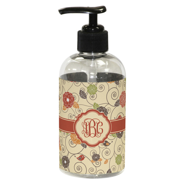 Fall Flowers Small Soap/Lotion Bottle
