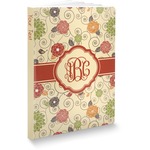 Fall Flowers Softbound Notebook - 7.25" x 10" (Personalized)