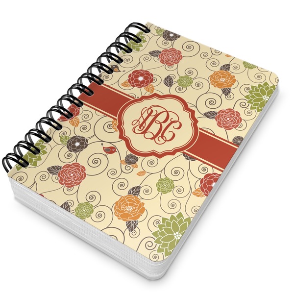 Fall Flowers Spiral Journal 5 x 7 - Main