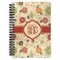 Fall Flowers Spiral Journal Large - Front View
