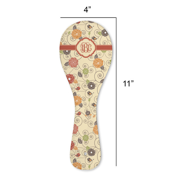 Fall Flowers Spoon Rest Trivet - APPROVAL