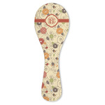Fall Flowers Ceramic Spoon Rest (Personalized)