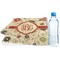 Fall Flowers Sports Towel Folded with Water Bottle