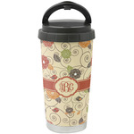 Fall Flowers Stainless Steel Coffee Tumbler (Personalized)