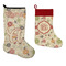 Fall Flowers Stockings - Side by Side compare