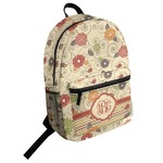 Fall Flowers Student Backpack (Personalized)