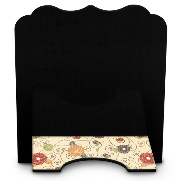 Fall Flowers Stylized Tablet Stand - Back