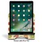 Fall Flowers Stylized Tablet Stand - Front with ipad