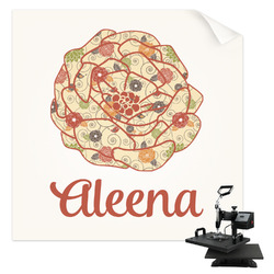 Fall Flowers Sublimation Transfer - Pocket (Personalized)