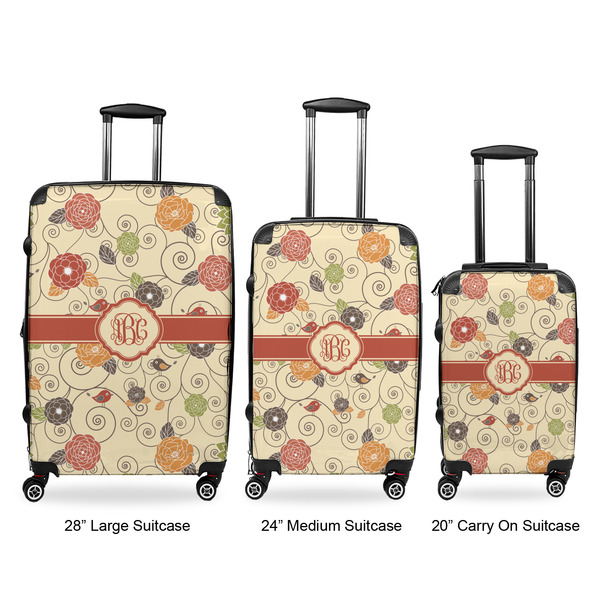 Fall Flowers Suitcase Set 1 - APPROVAL