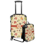 Fall Flowers Kids 2-Piece Luggage Set - Suitcase & Backpack (Personalized)