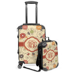 Fall Flowers Kids 2-Piece Luggage Set - Suitcase & Backpack (Personalized)