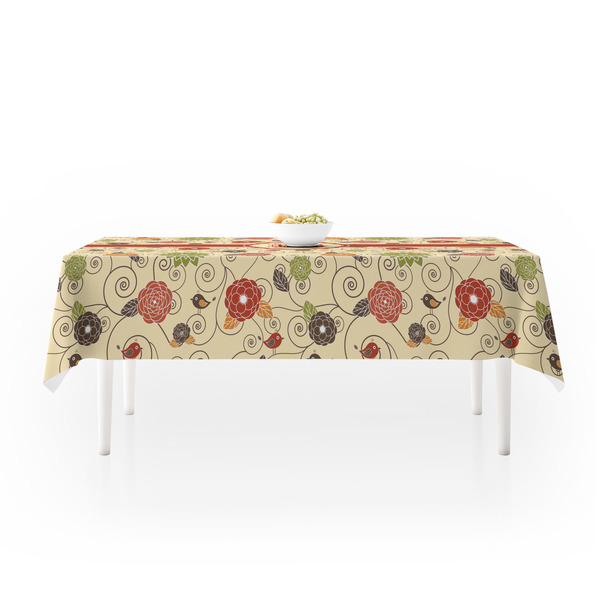 Fall Flowers Tablecloths (58"x102") - MAIN