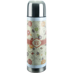 Fall Flowers Stainless Steel Thermos (Personalized)