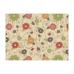 Fall Flowers Tissue Paper Sheets - Large - Heavyweight