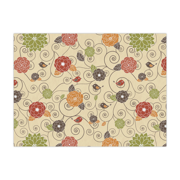 Custom Fall Flowers Tissue Paper Sheets - Large - Heavyweight
