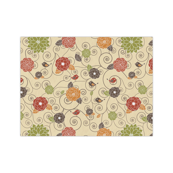 Custom Fall Flowers Tissue Paper Sheets - Medium - Heavyweight