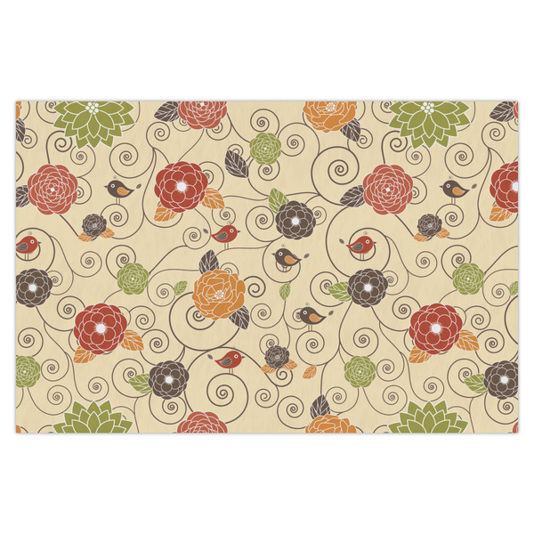 Custom Fall Flowers X-Large Tissue Papers Sheets - Heavyweight
