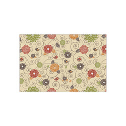 Fall Flowers Small Tissue Papers Sheets - Lightweight