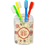 Fall Flowers Toothbrush Holder (Personalized)