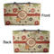Fall Flowers Tote w/Black Handles - Front & Back Views