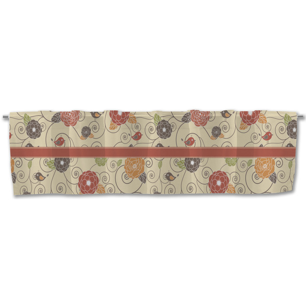 Fall Flowers Valance - Front