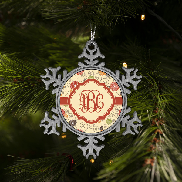 Fall Flowers Vintage Snowflake - (LIFESTYLE)