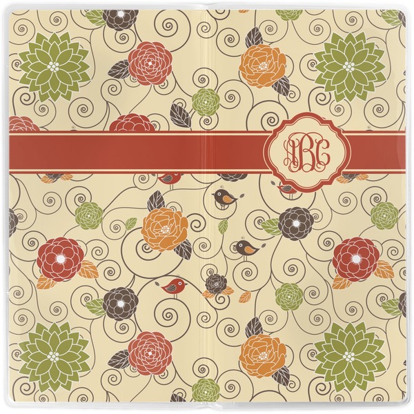 Fall Flowers Vinyl Document Wallet - Apvl